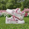 Hand Painted K-Pop Demon Hunter Character AF1 Shoes, Custom K-Pop Chibi Valentine Air Force 1 Sneakers,
