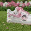 Hand Painted K-Pop Demon Hunter Character AF1 Shoes, Custom K-Pop Chibi Valentine Air Force 1 Sneakers, - Image 3