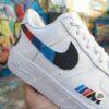 Custom BMW Air Force 1 Sneakers: Hand-Painted Luxury Car AF1 Shoes - Image 4