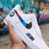 Custom BMW Air Force 1 Sneakers: Hand-Painted Luxury Car AF1 Shoes - Image 7