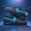 Hand Painted Air Force 1 Black Drip Swoosh Shoes: Custom Minimal & Dripping Variants Shoes - Image 9
