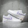 Hand Painted Air Force 1 Sneakers, Cow Print Swoosh, Custom AF1 Shoes