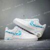 Hand Painted Air Force 1 Sneakers, Cow Print Swoosh, Custom AF1 Shoes - Image 3
