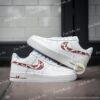 Hand Painted Air Force 1 Sneakers, Cow Print Swoosh, Custom AF1 Shoes - Image 5