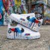 Personalized BMW Drip Air Force 1 Sneakers: Hand-Painted Luxury Car AF1 Shoes
