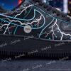 Custom Hand-Painted Air Force 1 Lightning Sneakers - Image 3