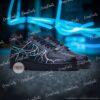 Custom Hand-Painted Air Force 1 Lightning Sneakers - Image 2