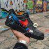 Personalized BMW Drip Air Force 1 Sneakers: Hand Painted BMW AF1 Shoes - Image 4