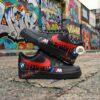 Personalized BMW Red Drip Air Force 1 Sneakers: Hand Painted BMW AF1 Shoes