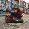 Personalized BMW Red Drip Air Force 1 Sneakers: Hand Painted BMW AF1 Shoes - Image 2