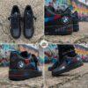 Personalized BMW Black Air Force 1 Sneakers: Hand Painted BMW AF1 Shoes - Image 3