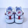 Custom Hand-Painted Cartoon Red Air Force 1 Sneakers: Personalized AF1 Gift - Image 4