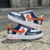Hand-Painted Denver Football Team AF1 Sneakers: Custom Bronco Football Shoes - Image 2
