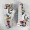 Hand-Painted Autism Awareness Air Force 1 For Kids: Rainbow Drip Sneakers - Image 10