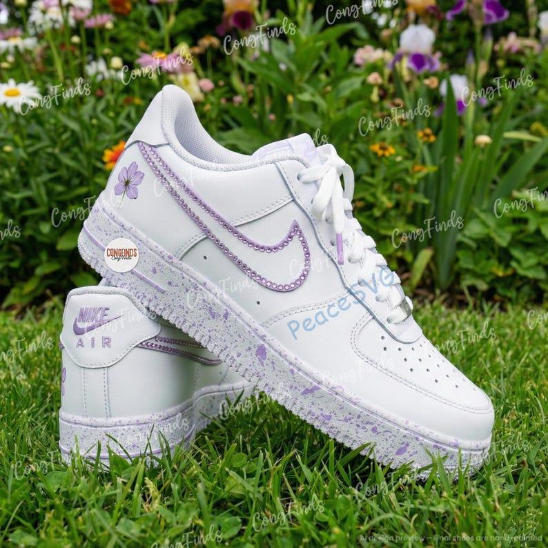 Custom Hand-Painted Air Force 1 Sneakers