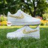 Custom Mini Sunflower Air Force 1 Shoes, Hand Painted Yellow Floral Sneakers, Sunflower AF1 - Image 2