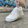 Custom Sunflower Air Force 1, Hand-Painted Floral Sneakers - Image 2