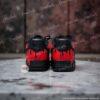 Custom Red Drip AF1 Sneakers, Hand-Painted Streetwear Shoes - Image 4