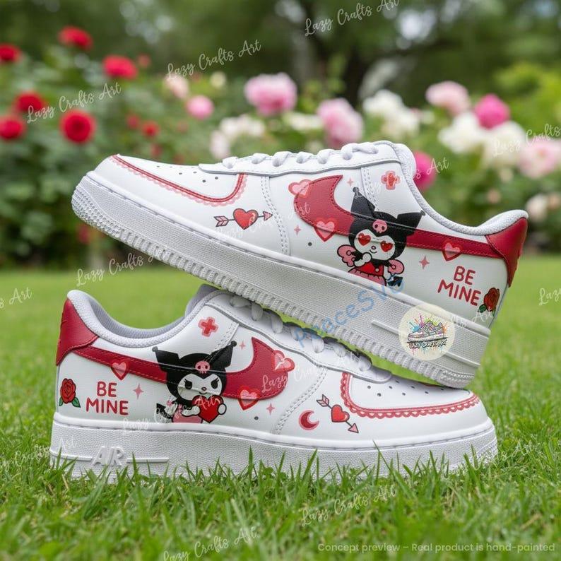 Custom Valentine Air Force 1 Shoes