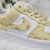 Custom Cheesecake Air Force 1 – Pastel Cream Food-Themed AF1 Sneakers - Image 2