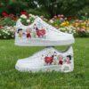 Custom Cartoon Sneakers, Valentine's Hand-Painted Air Force 1, Retro Love Design
