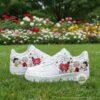 Custom Cartoon Sneakers, Valentine's Hand-Painted Air Force 1, Retro Love Design - Image 2