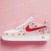 Custom Pink Paw Print Air Force 1 – Hand-Painted Cartoon AF1 Sneakers - Image 2