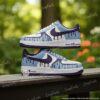 Custom Blue Purple Drip Air Force 1 | Hand-Painted Drip Art AF1 Sneakers