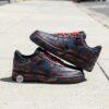 Custom Hand-Painted Black Air Force 1 Sneakers,  Personalized AF1 Shoes