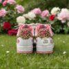 Custom Hand-Painted Chibi K-Pop Demon Hunter Air Force 1 Sneakers – Leopard Swoosh - Image 4