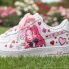 Custom K-Pop Chibi Valentine AF1 Sneakers, Hand Painted K-Pop Demon Hunter Character Shoes - Image 4