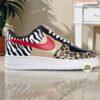Custom Animal Print Sneakers | Hand-Painted Zebra and Leopard Design
