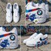 Personalized BMW Splatter Air Force 1 Sneakers: Hand-Painted Luxury Car AF1 Shoes - Image 2