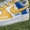 Hand-Painted Rams Air Force 1 Sneakers, Personalized Football Fan Shoes - Image 3