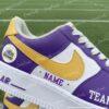 Hand-Painted Vikings Football AF1 Sneakers, Personalized - Image 3