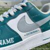 Personlized Philadelphia Football Air Force 1, Hand-Painted Eagles Football Fan AF1 Sneaker, Adult /Toddler Kids - Image 3