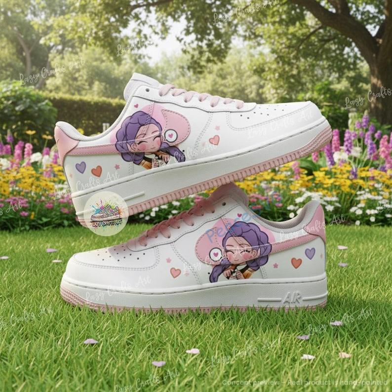 Custom K-Pop Demon Hunter Air Force 1 Sneakers