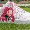Custom K-Pop Demon Hunter Air Force 1 Sneakers, Hand-Painted Valentine Couple AF1 Shoes, Gift for Girlfriend - Image 4