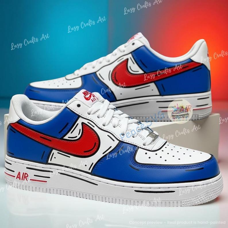 Hand-painted Buffalo Football Air Force 1