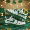 Custom Hand-Painted Drip Air Force 1 Sneakers: Personalized Shamrock AF1 Shoes