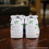 Personalized Custom Green Drip Clover Air Force 1, Hand-Painted ST Patrick's Day AF1 Sneakers, Clean Irish Style Hand-Painted Shoes - Image 5