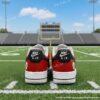 Personlized San Frencisco Football Air Force 1, Hand-Painted 49ers Football Fan AF1 Sneaker, Adult /Toddler Kids - Image 3