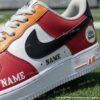 Custom Hand-Painted Tampa Bay Football Air Force 1, Hand-Painted Buccaneers Football Fan AF1 Sneaker, Adult /Toddler Kids - Image 3