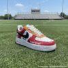 Custom Hand-Painted Tampa Bay Football Air Force 1, Hand-Painted Buccaneers Football Fan AF1 Sneaker, Adult /Toddler Kids - Image 2