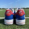 Custom Buffalo Football Air Force 1, Hand-Painted Bills Football Fan AF1 Sneaker, Adult /Toddler Kids - Image 4
