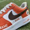 Hand-Painted Cleveland Football Air Force 1, Custom Browns Football Fan AF1 Sneaker, Adult /Toddler Kids - Image 3