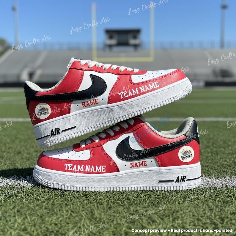 Custom Kansas City Football Air Force 1