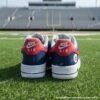 Personlized New England Football Air Force 1, Hand-Painted Patriots Football Fan AF1 Sneaker, Adult /Toddler Kids - Image 4