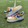 Custom Pittsburgh Football Air Force 1, Hand-Painted Steelers Football Fan AF1 Sneaker, Adult /Toddler Kids - Image 2