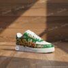Personalized Graffiti Air Force 1 Sneakers: Custom Name Hand-Painted AF1 Sneakers - Image 2